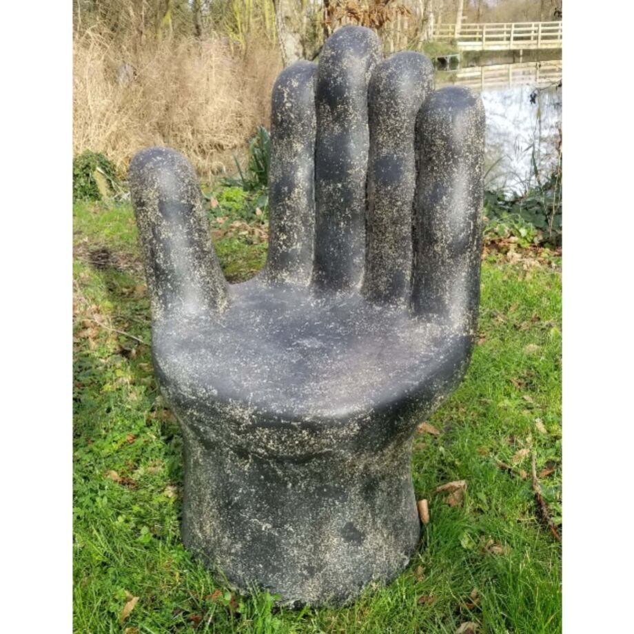 Cement chair deals for garden price