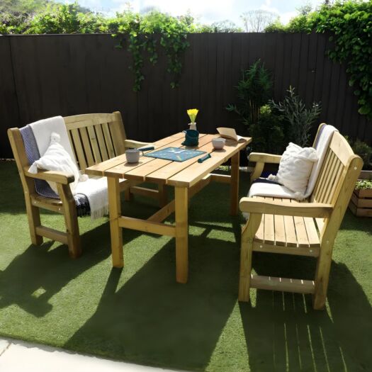 Mercia _Carlton Premium Garden Bench Set