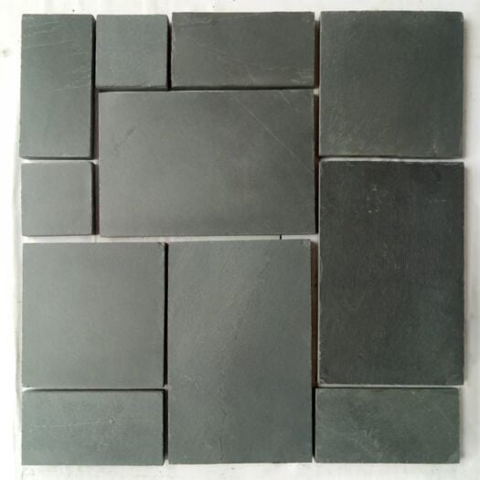 Paving Superstore _ Slate 'Ideal Brazilian Range' Black - PAVING SLABS