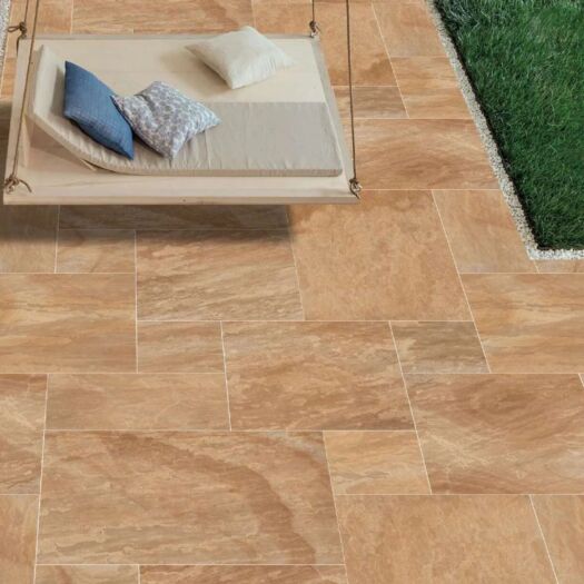 Paving Superstore _ Porcelain 'Element Range' Buff- PAVING SLABS