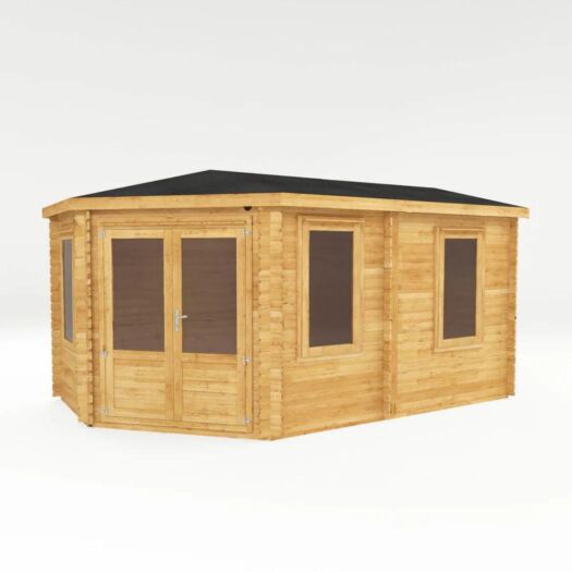 Mercia _ Corner Lodge Log Cabin - Cabin
