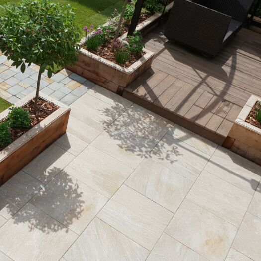 Talasey _ Porcelain 'Vitripiazza Anno' Biscotto - PAVING SLABS